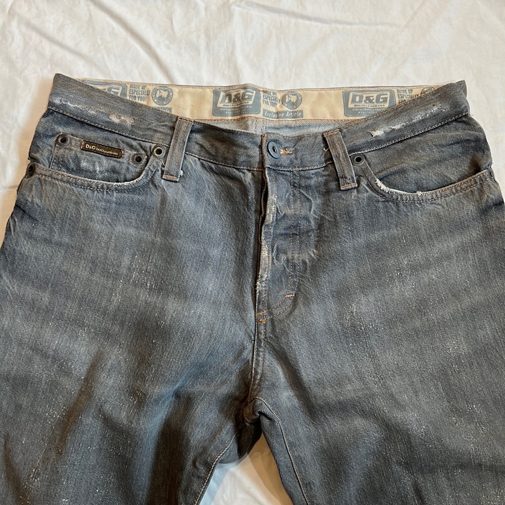 Men’s Dolce & Gabbana Jeans.  Distressed style.